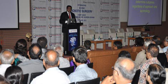Dr. Dipen Parikh addresses the audience