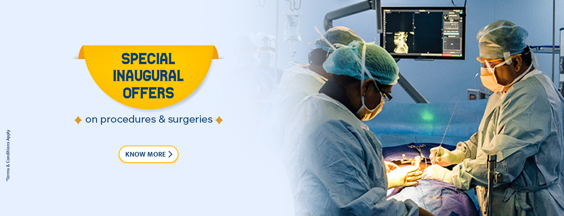 Special Inaugural Offers on procedures & surgeries