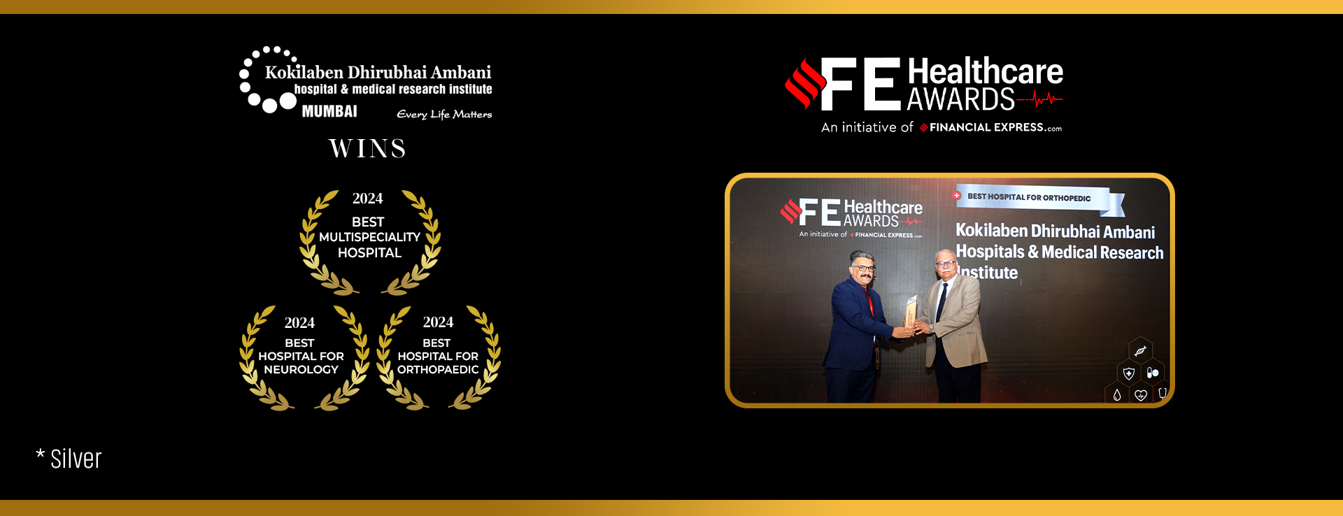 FE Healthcare Awards - Kokilaben Hospital, Mumbai