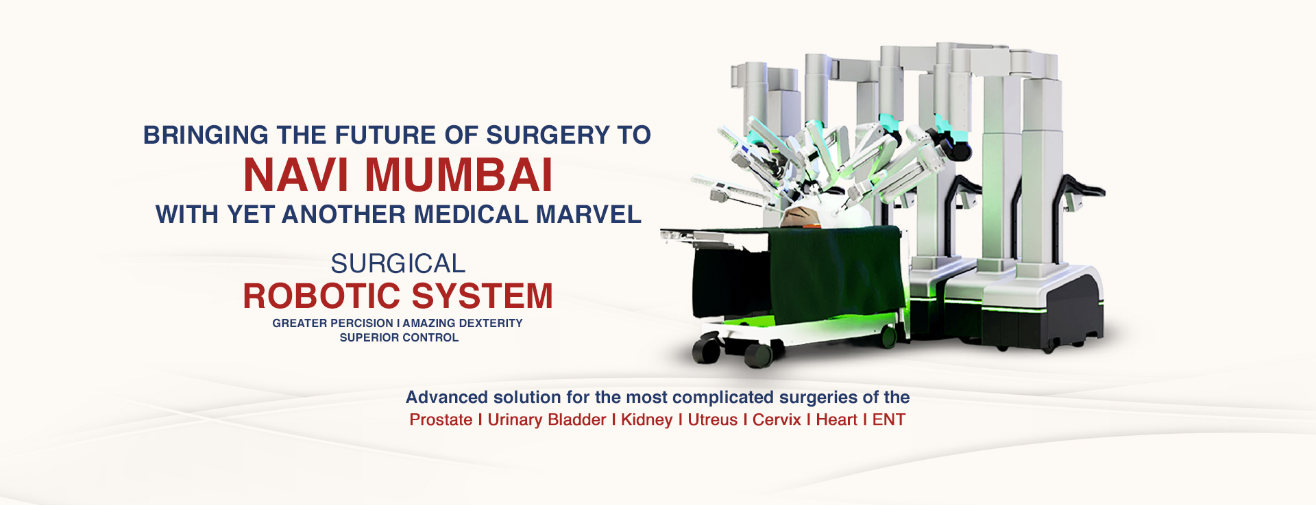 Advanced robotic surgical system in Navi Mumbai