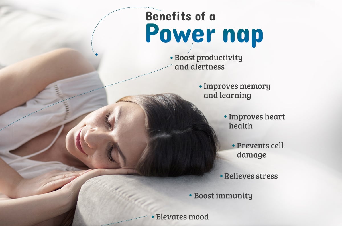 Benefits of a power nap