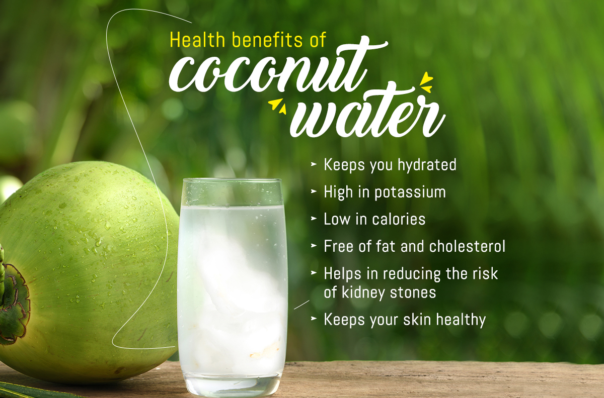 Health Benefits Of Coconut Water