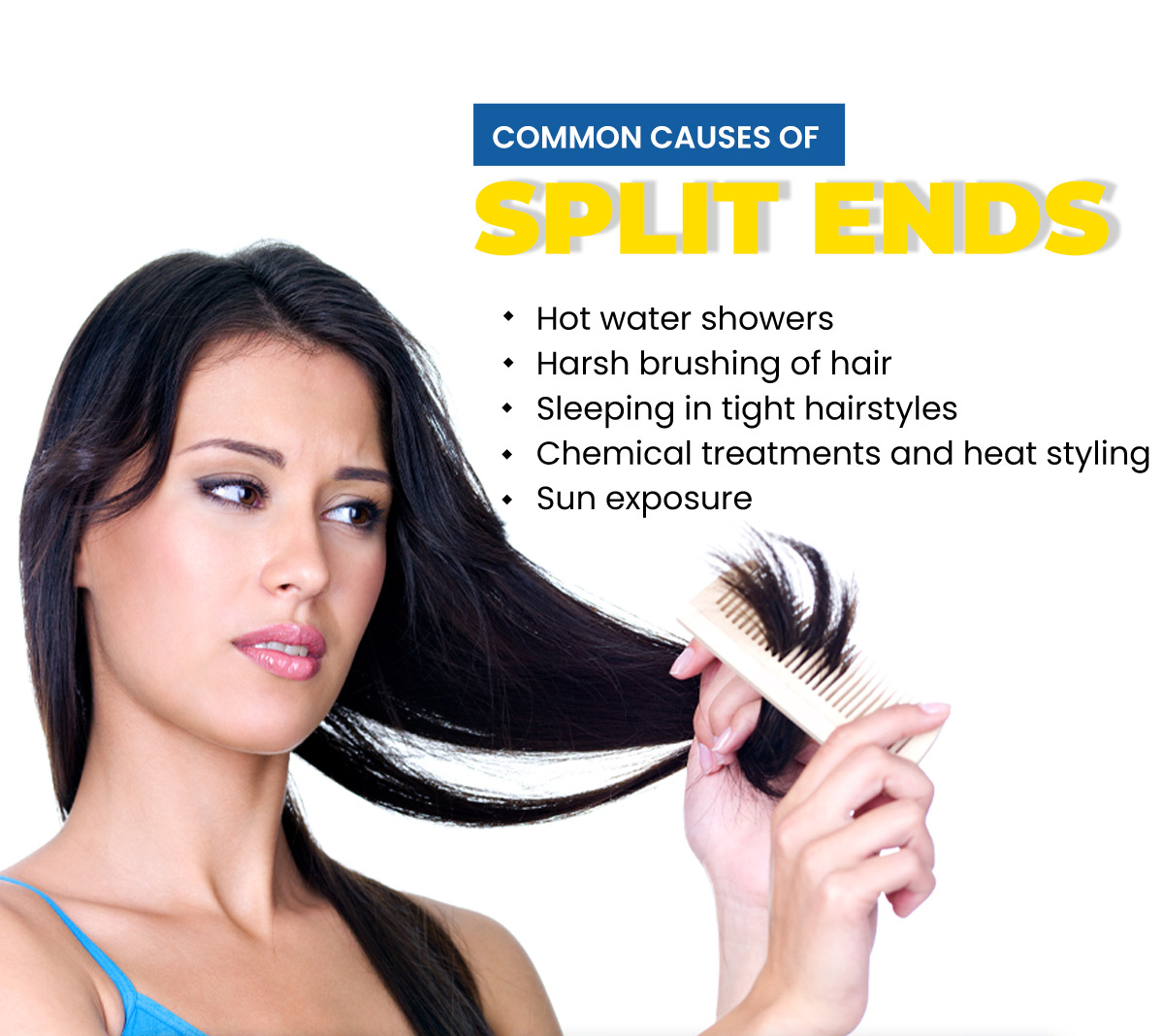 Common causes of split ends