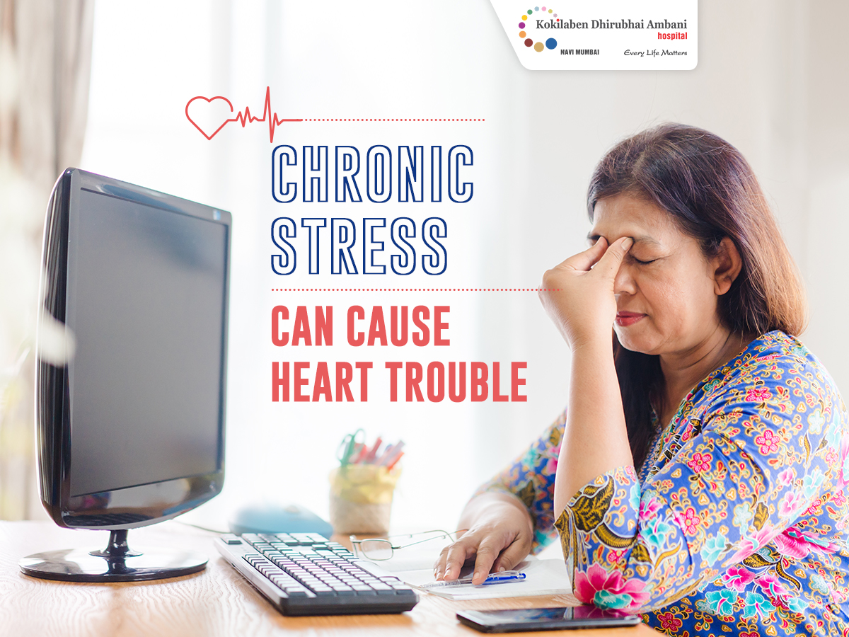 Chronic stress can cause heart trouble