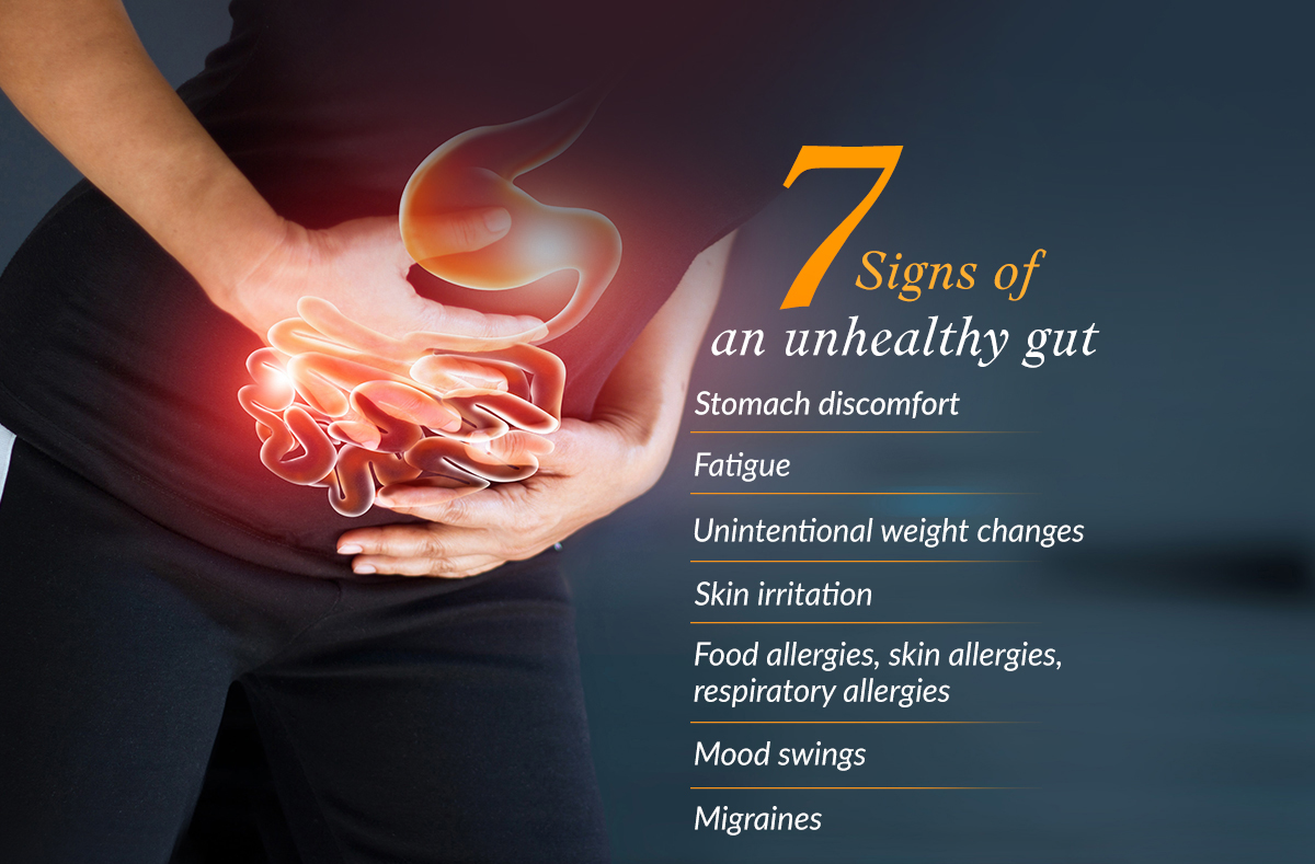 7 Signs Of An Unhealthy Gut