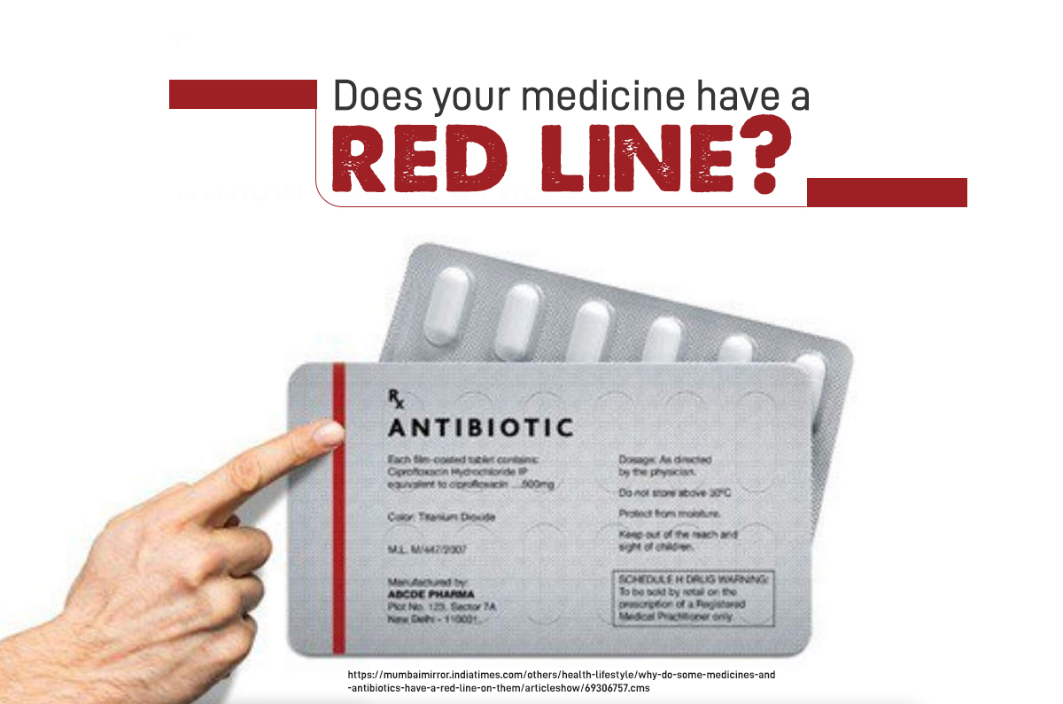 Does your medicine have a red line?