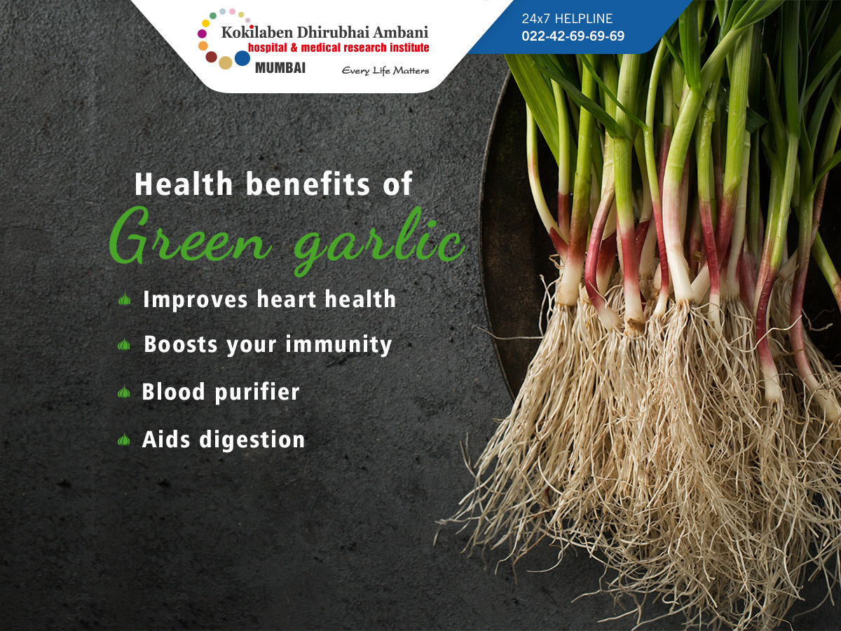 Health benefits of green garlic