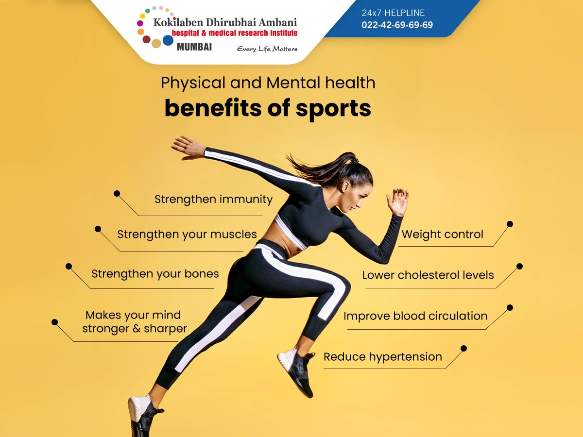 Physical and mental benefits of sports