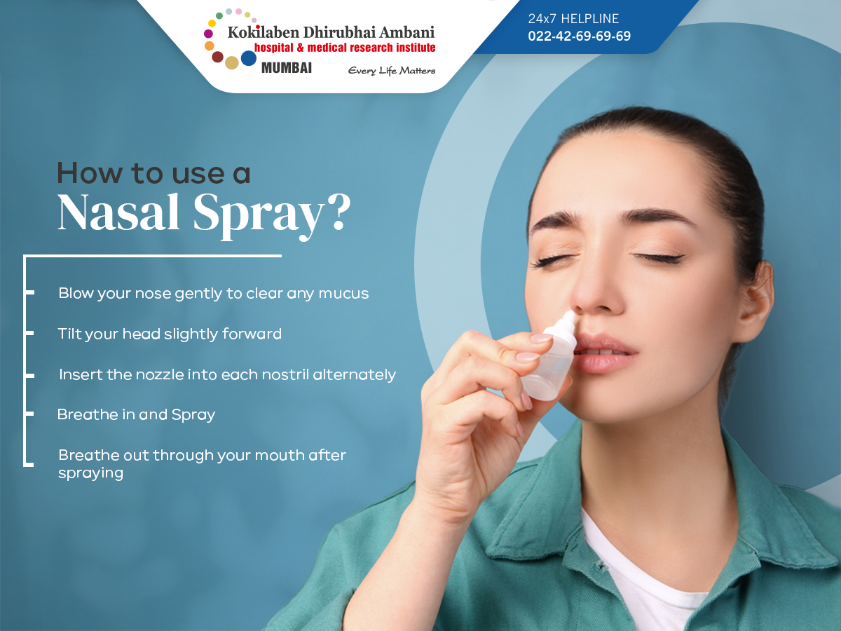 How to use a nasal spray?