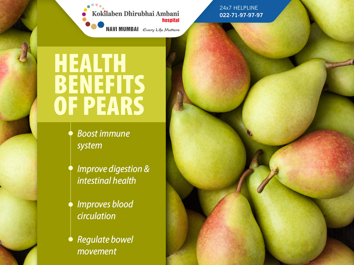 Health Benefits Of Pears 