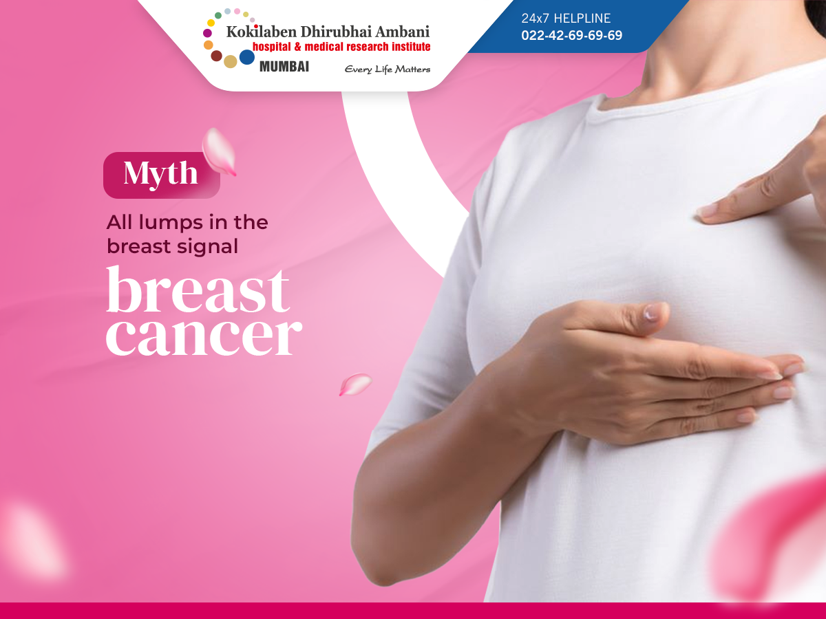 Cancer awareness: 'All breast lumps are not cancerous