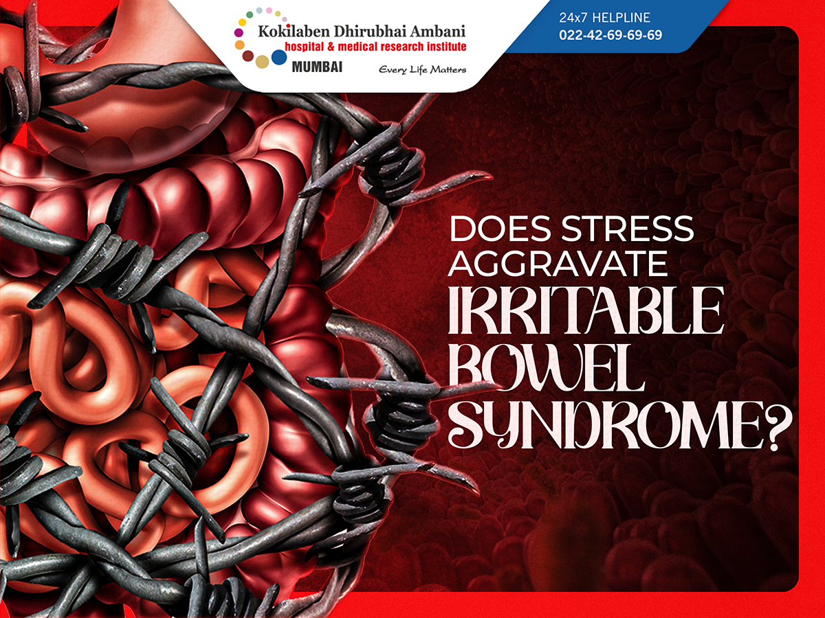 Does stress aggravate Irritable Bowel Syndrome?