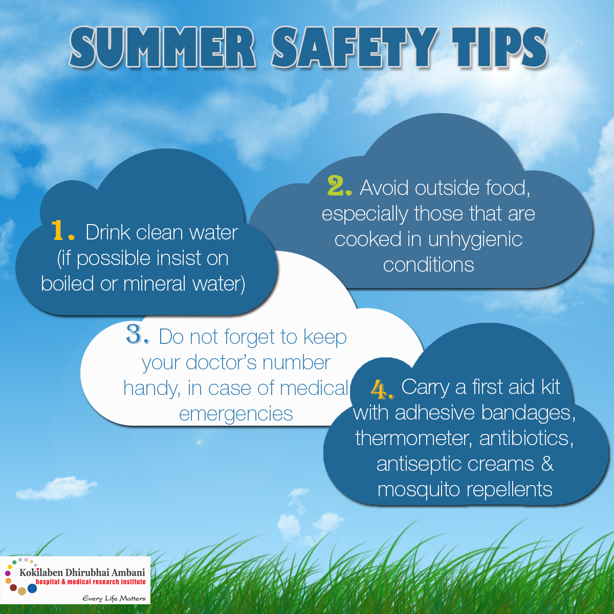 summer safety moment ideas