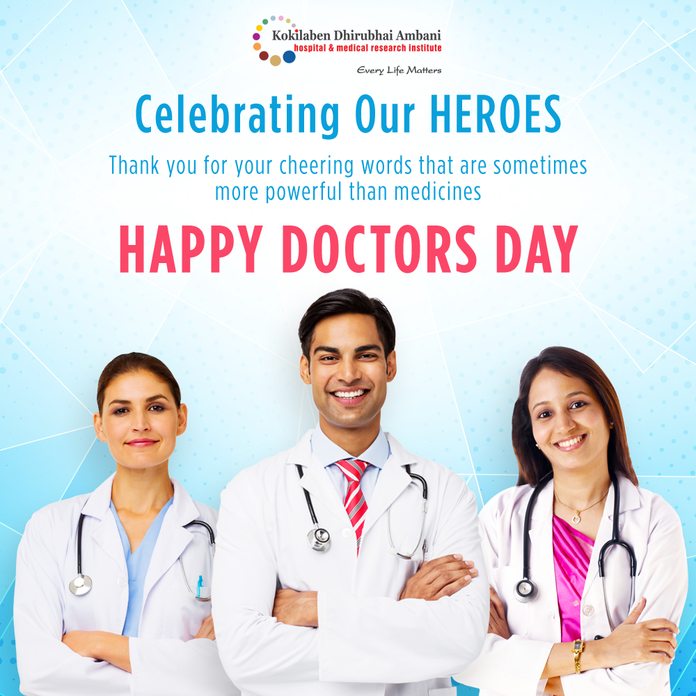 National Doctors' Day - Health Tips from Kokilaben Hospital