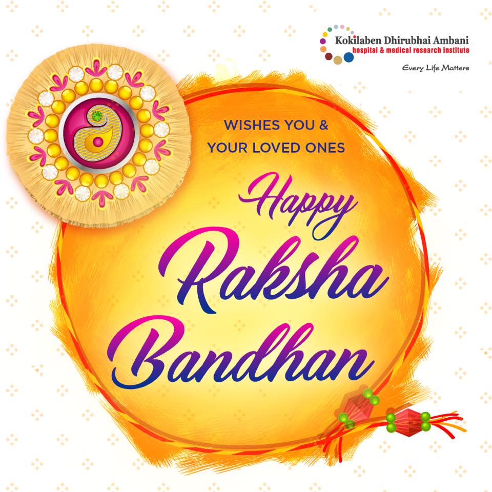 Happy Rakshabandhan - Health Tips from Kokilaben Hospital
