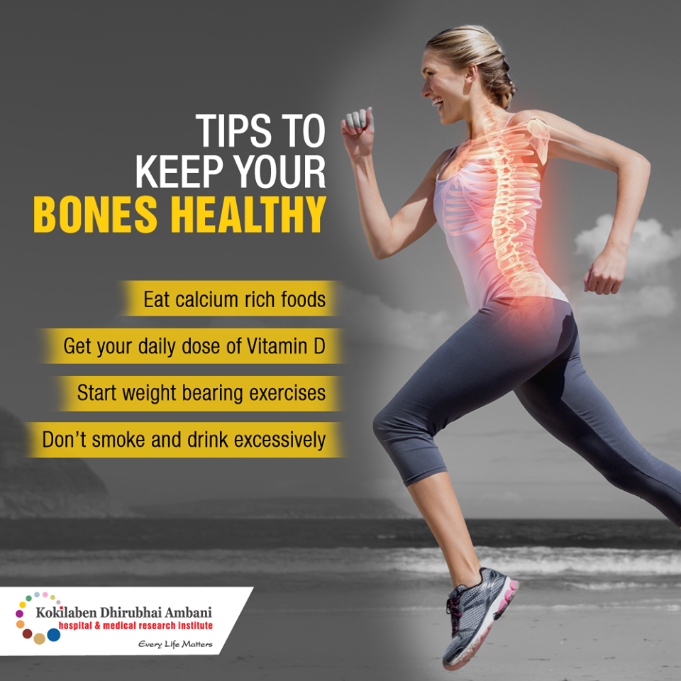Tips To Keep Your Bones Healthy Health Tips From Kokilaben Hospital