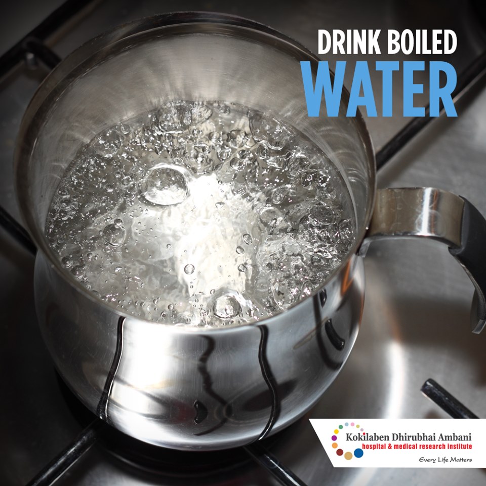 Drink Boiled Water Health Tips From Kokilaben Hospital