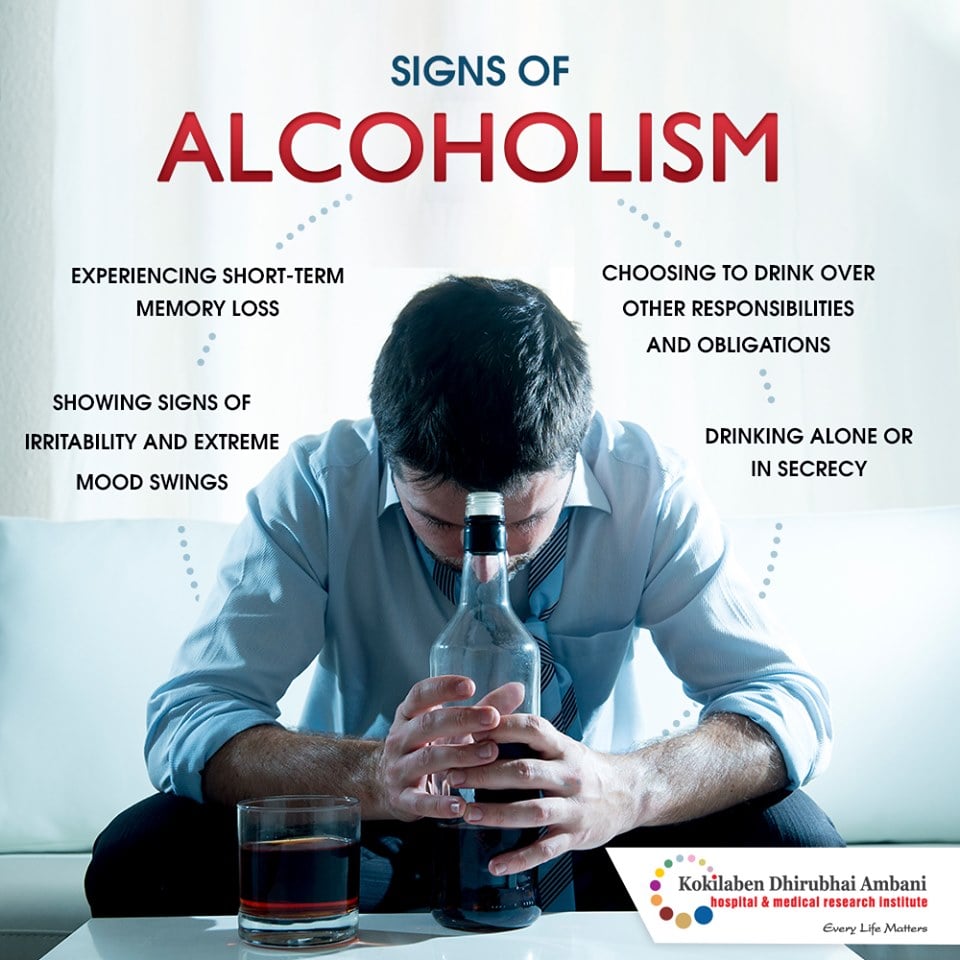 Signs of alcoholism Health Tips from Kokilaben Hospital