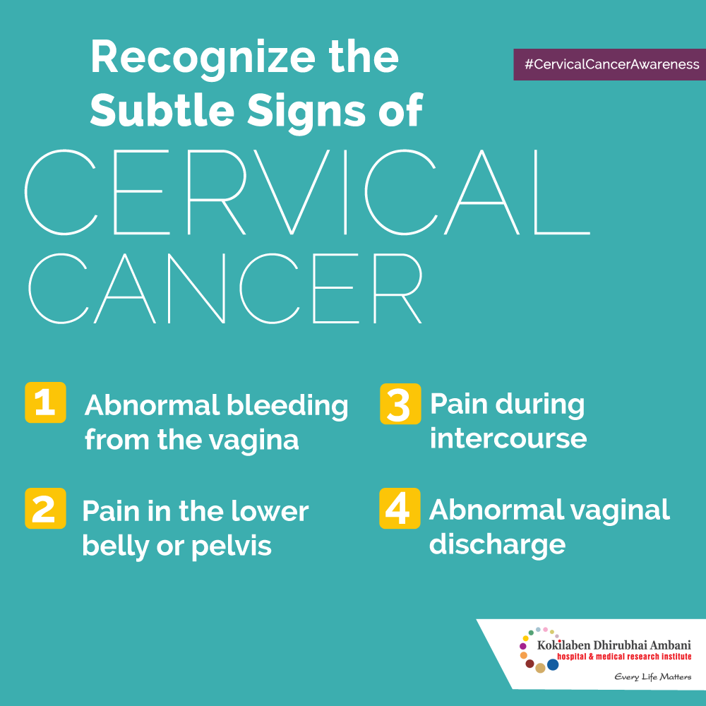 Signs of Cervical Cancer! - Health Tips from Kokilaben Hospital