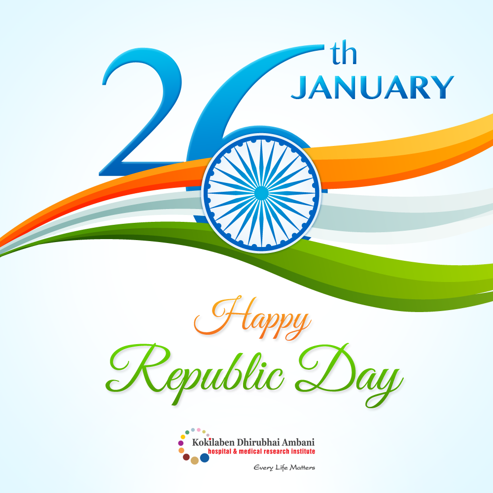 Happy Republic Day! - Health Tips from Kokilaben Hospital