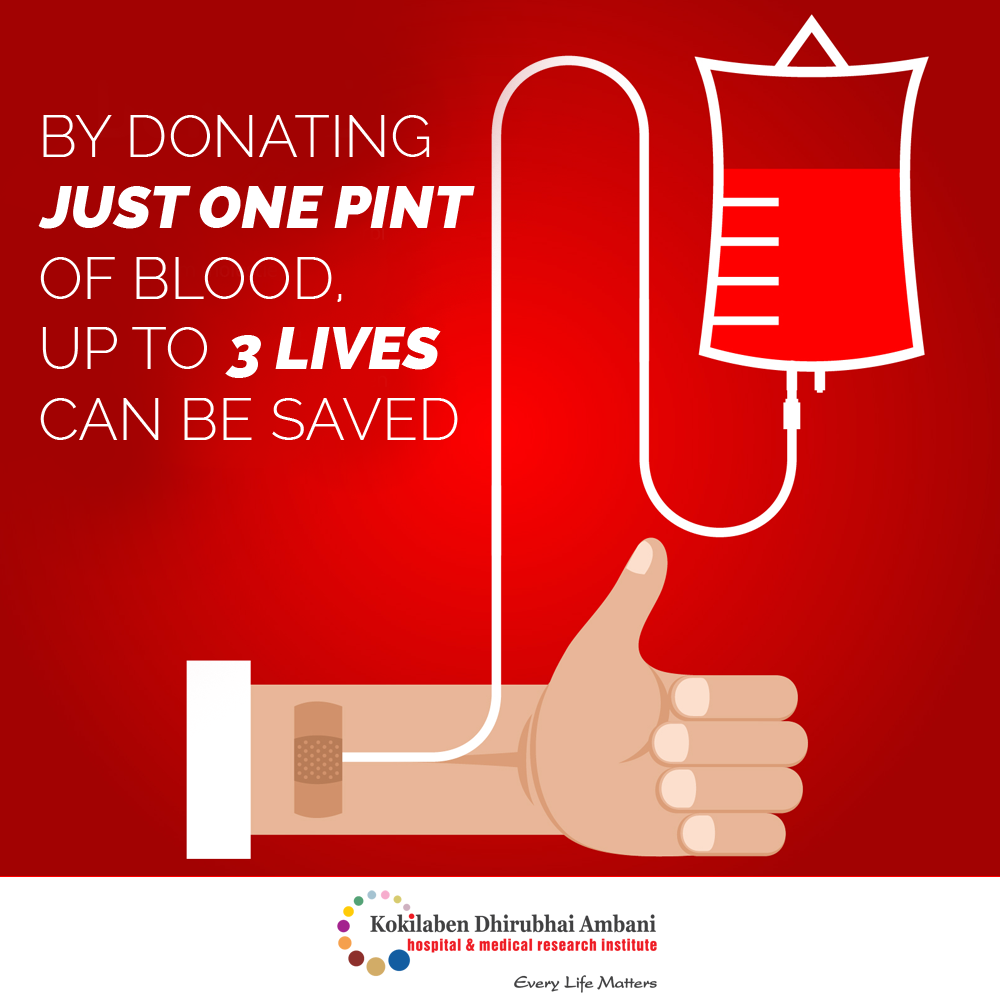Donate Blood Health Tips From Kokilaben Hospital