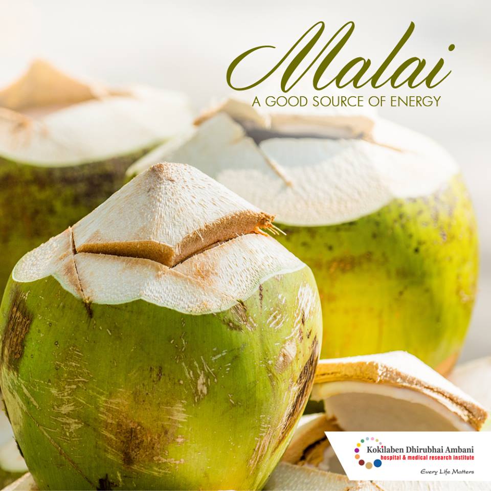 benefits of coconut malai - health tips from kokilaben hospital