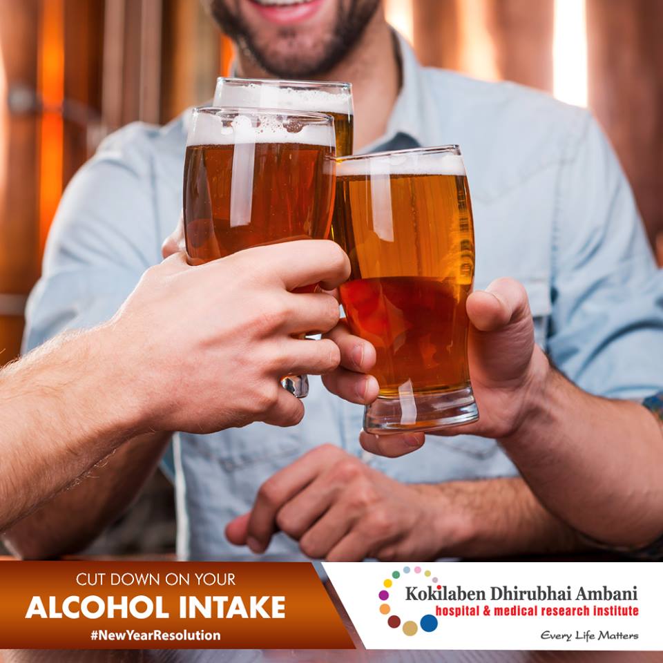 This New Year Cut Down On Your Alcohol Intake Health Tips From Kokilaben Hospital