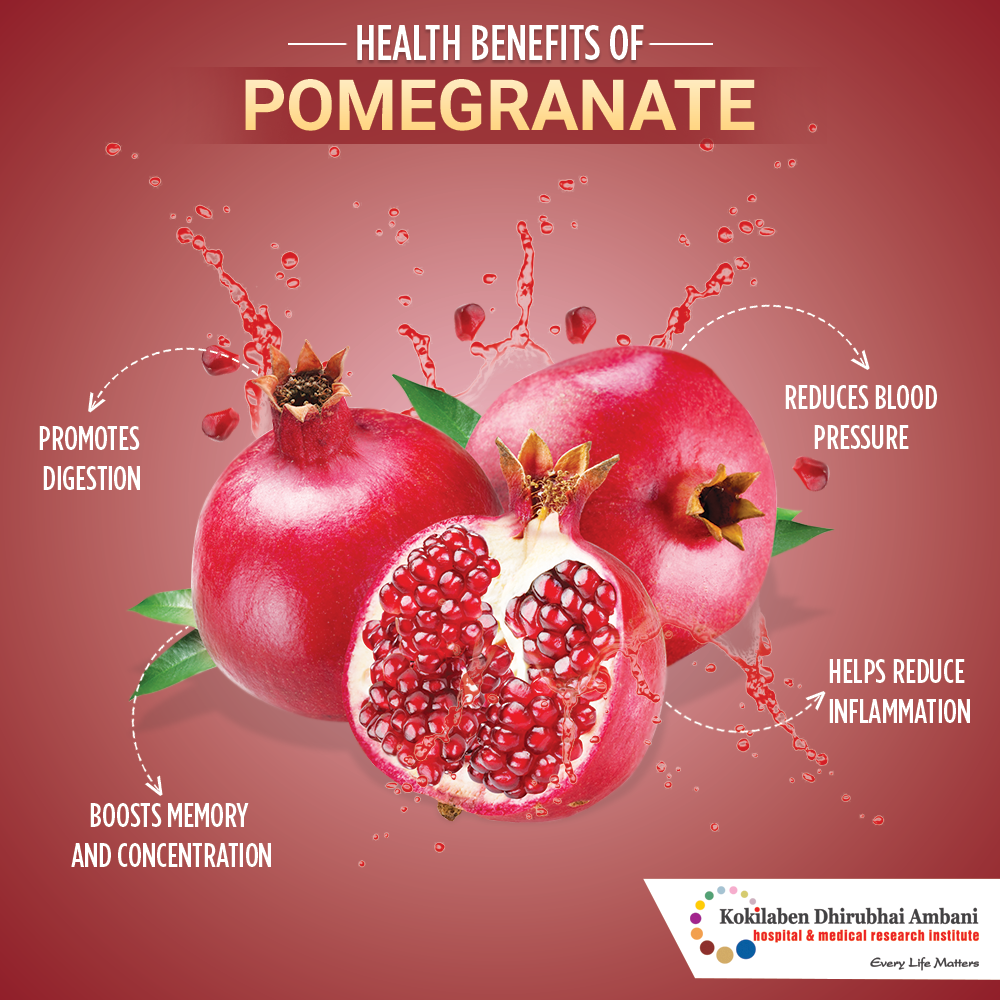 Powerful And Potent Pomegranate Health Tips From Kokilaben Hospital